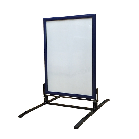 HQ Frame dubbelsided 70x100 cm Windsign. Frame colour Blue (PMS 534)