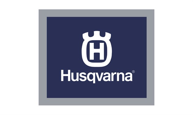 HQ Skylt 1200x1000 mm Husqvarna 4-kantsbockad